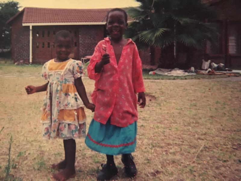 Children at a convalescent center for people with AIDS outside of Harare, Zimbabwe in 1999.