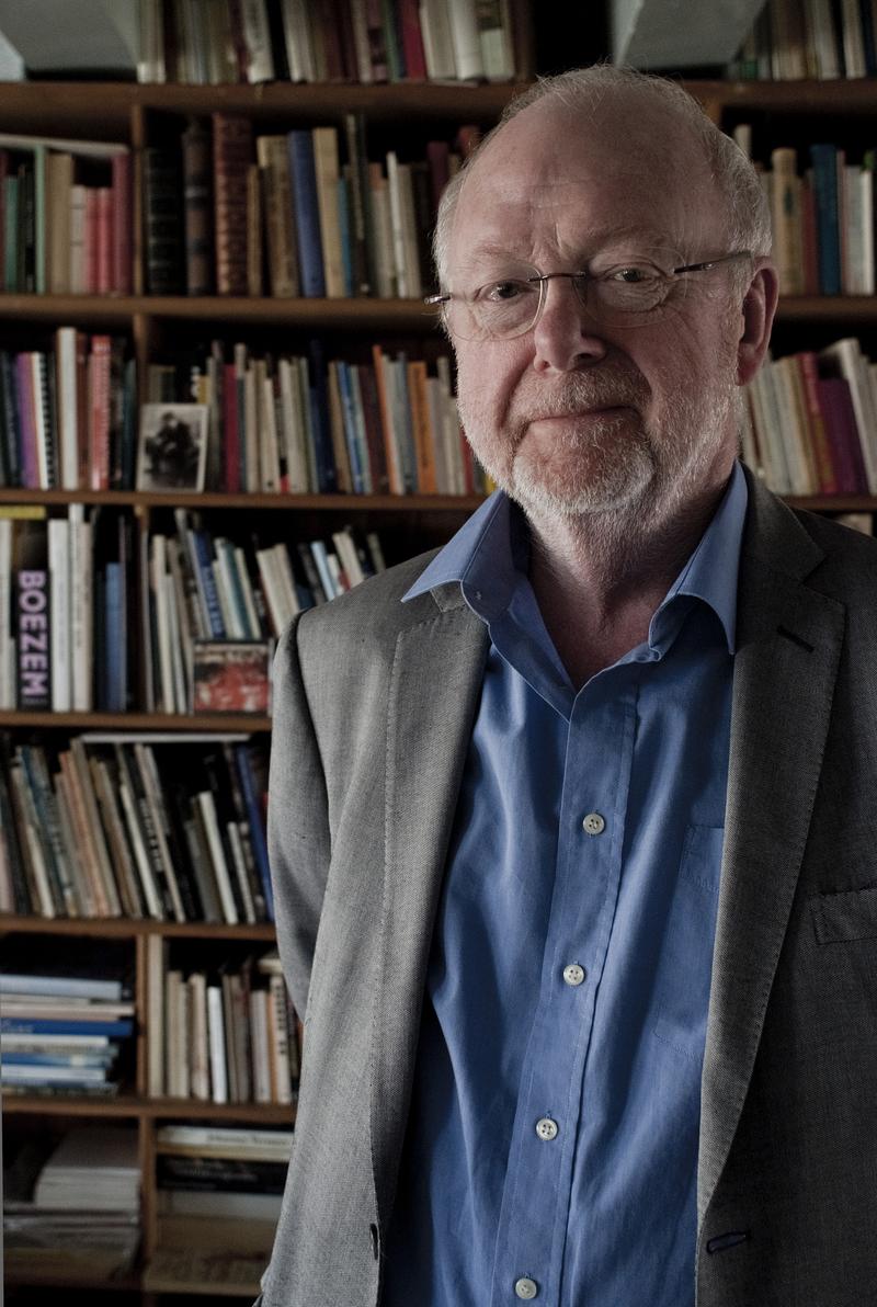 Composer Louis Andriessen poses for a portrait.