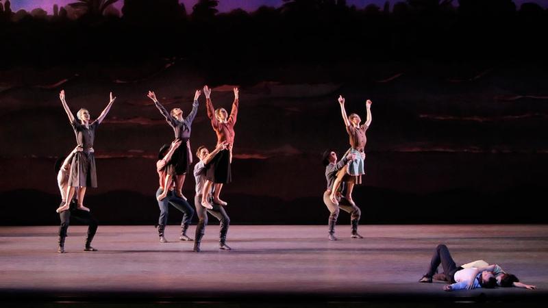 The New York City Ballet performs 'Estancia' by Alberto Ginastera.