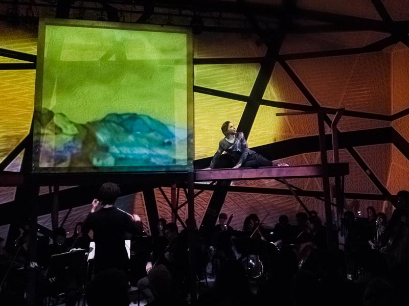 Anthony Roth Costanzo performs in 'Orphic Moments' at National Sawdust.