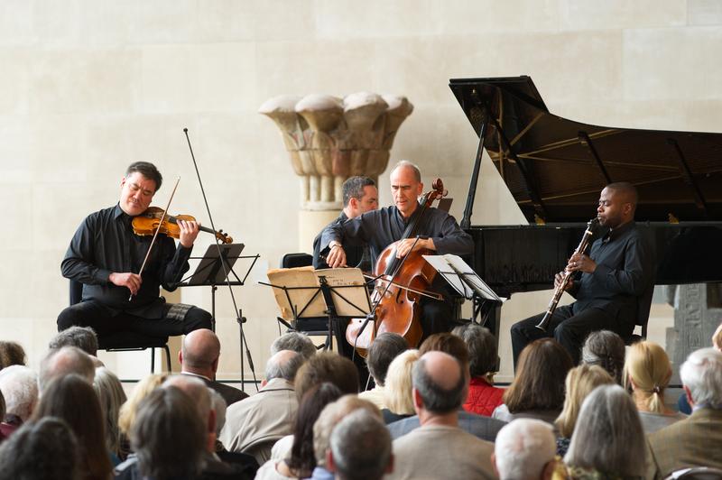 New York Philharmonic's Alan Gilbert, Inon Barnatan, Carter Brey and Anthony McGill Perform Messiaen