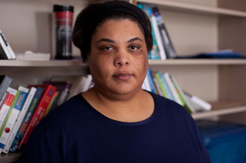 Roxane Gay at Coleman Hall on the campus of Eastern Illinois University in Charleston, Illinois, Jan 13, 2012