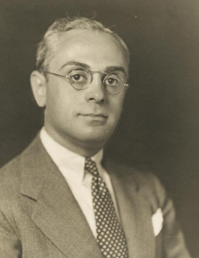 Elliott M. Sanger, WQXR Executive Vice President and General Manager, circa 1940.