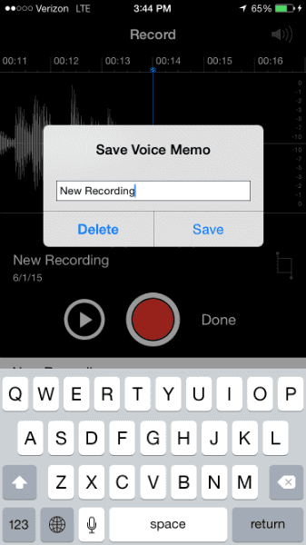 share voice memo iphone