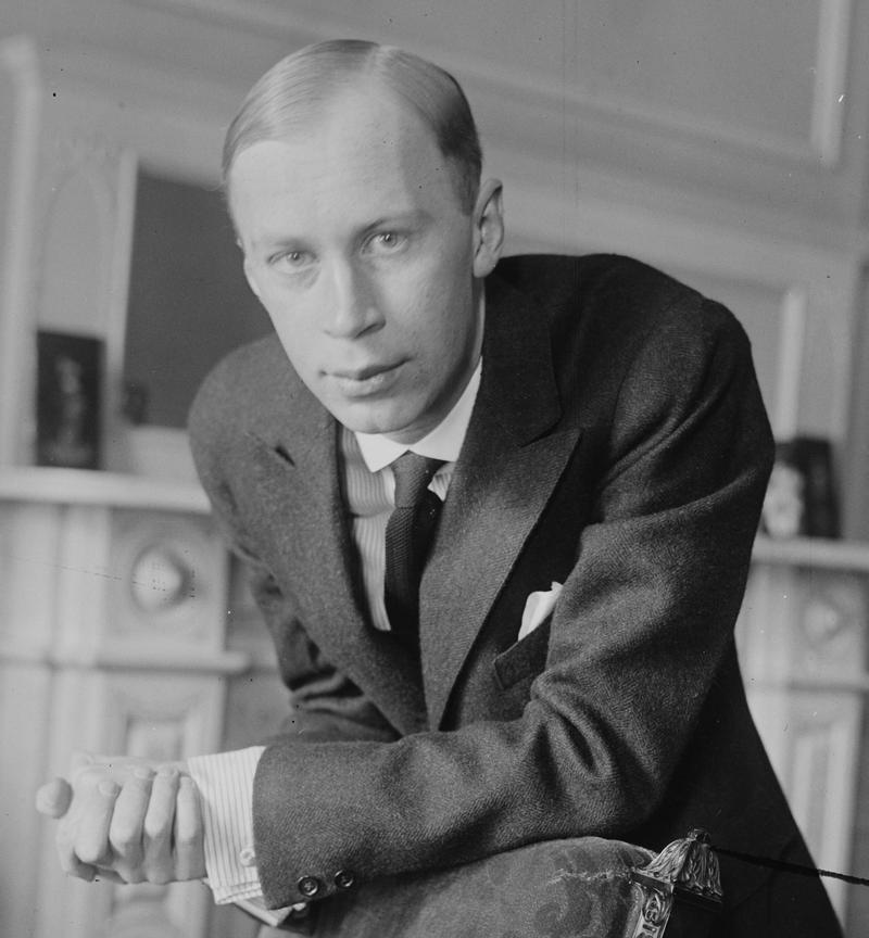 Serge Prokofiev in New York in 1918.