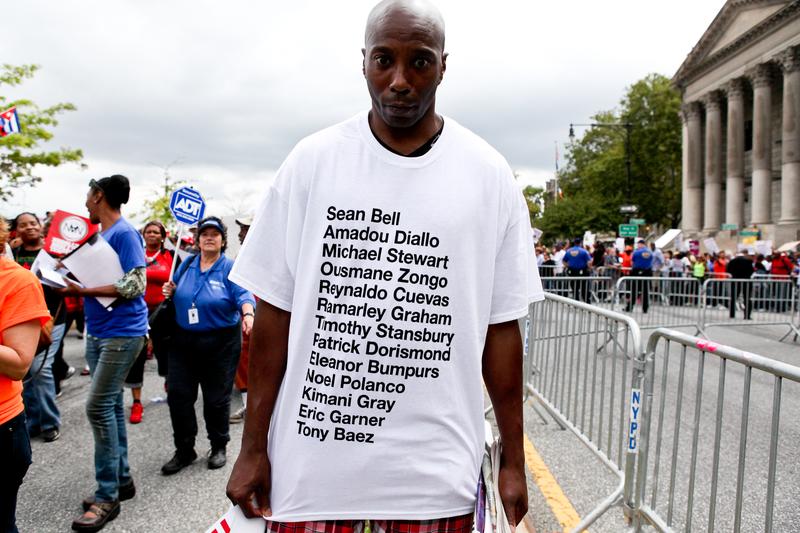 William Cooper, marched in the rally on Staten Island. He hopes the officers involved in Garner's death will be held accountable.