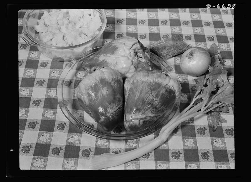 "Share The Meat" recipes. Braised stuffed heart.