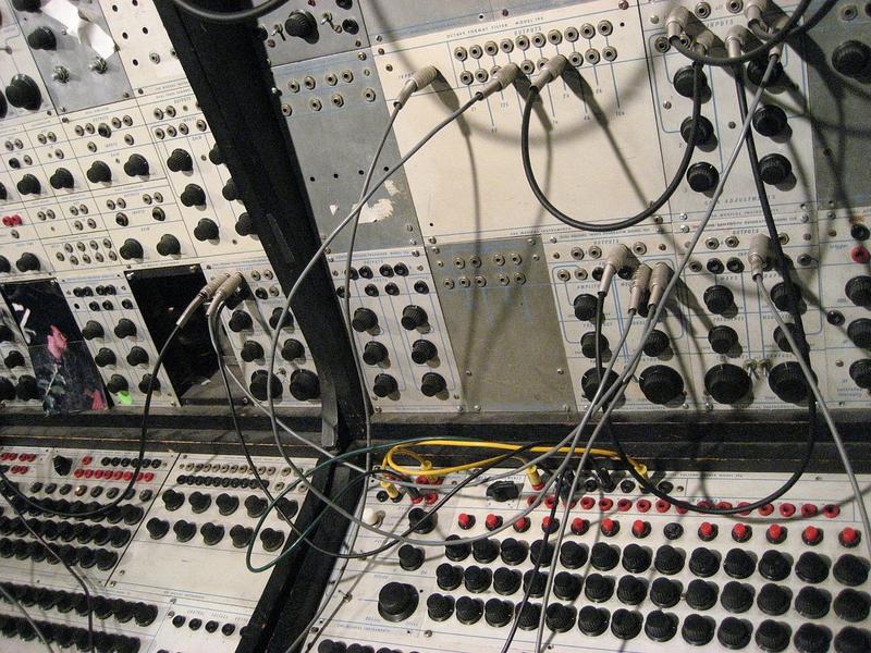 Earliest analog sequencers on Buchla 100 at New York University
