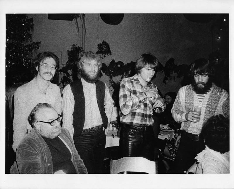 Creedence Clearwater Revival with Saul Zaentz.