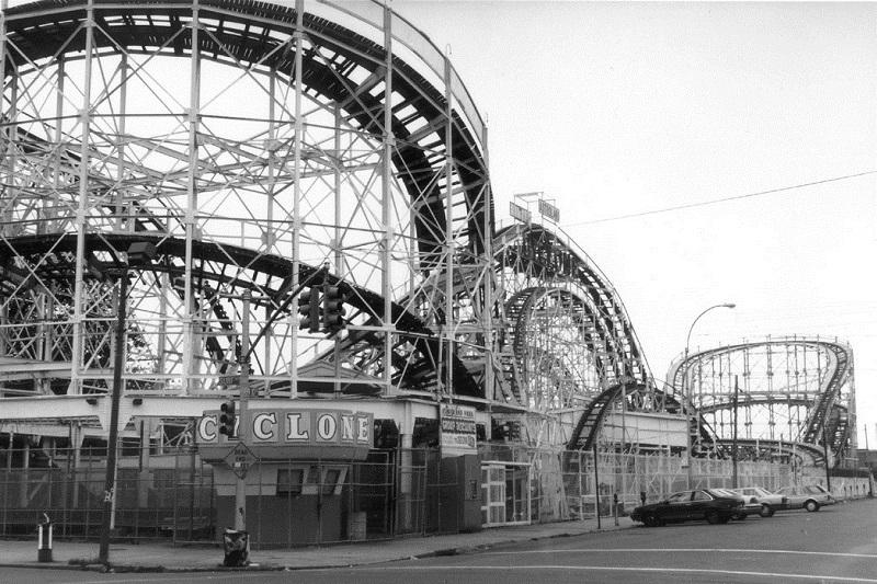 The Coney Island Cyclone wooden roller coaster first opened on June 26, 1927. 