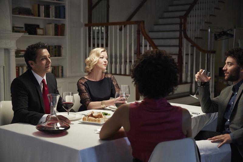  Hari Dhillon, Gretchen Mol, Josh Radnor and Karen Pittman in 'Disgraced.'