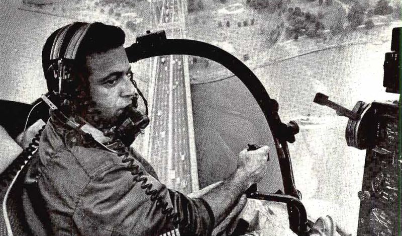 WOR traffic helicopter pilot and reporter, Fred Feldman.
