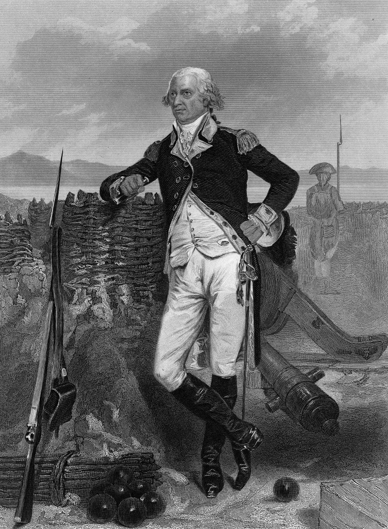 Circa 1800: American lawyer, statesman and brigadier general during the American Revolution George Clinton (1739 - 1812). 