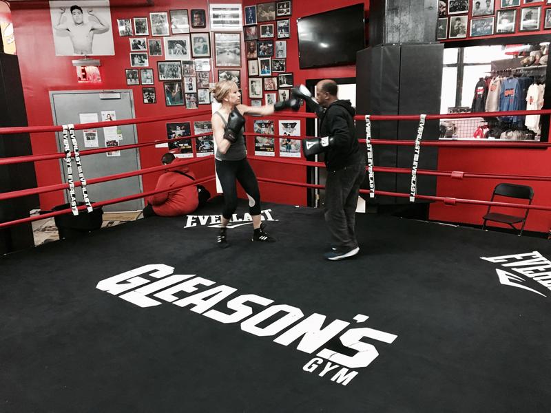 The women boxers of Gleason's Gym, Boxing