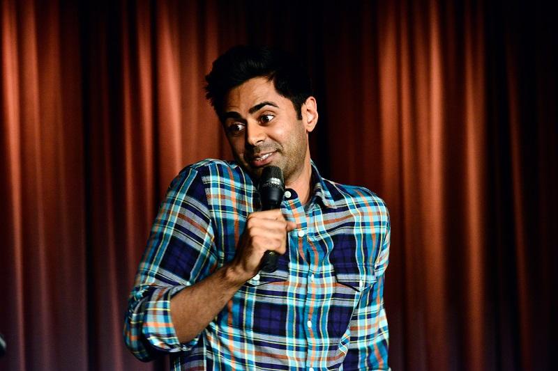 Comedian Hasan Minhaj onstage at the Funny Or Die Make 'Em Laugh Showcase during the 2014 Los Angeles Film Festival at The GRAMMY Museum on June 14, 2014 in Los Angeles, California. 