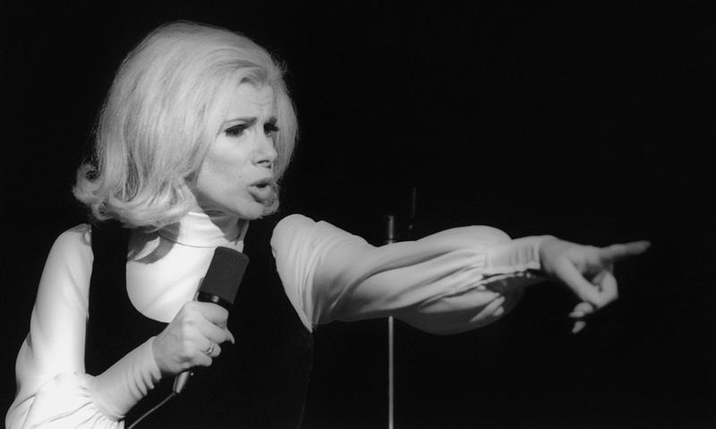 Comedienne Joan Rivers performs live in November 1970 in New York City, New York. 