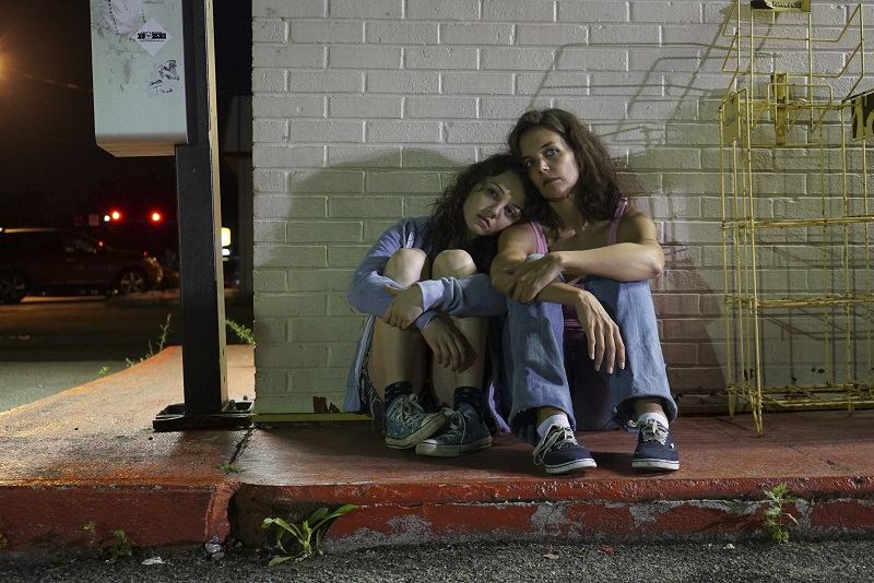 Katie Holmes (right) and Stefania Owen (left) play a mother and daughter in "All We Had," directed by Holmes.