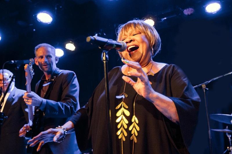 Mavis Staples performing in 2015