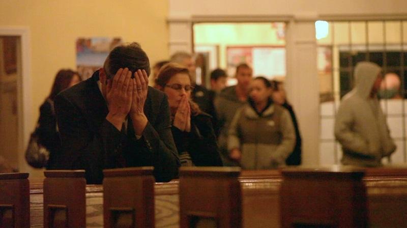 Prayers at church from the documentary, "Newtown."