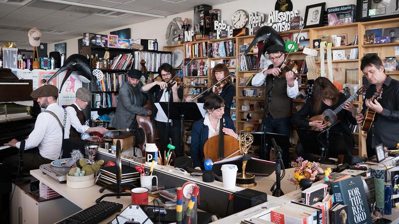 Penguin Cafe performs a Tiny Desk Concert for NPR Music in June 2017