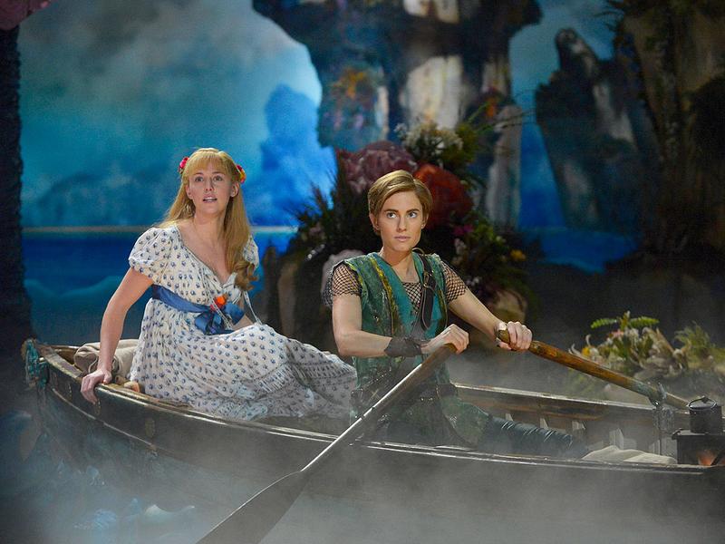 Allison Williams stars in the title role of "Peter Pan Live" on NBC.