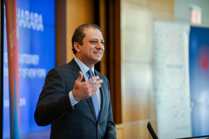 Preet Bharara, U.S. Attorney, Southern District of New York