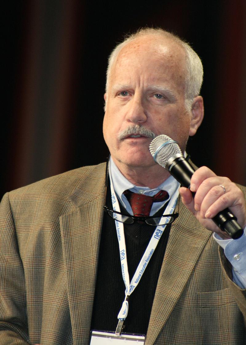 Actor Richard Dreyfuss at the National Education Association Representative Assembly in Philadelphia. Taken on July 4, 2007.