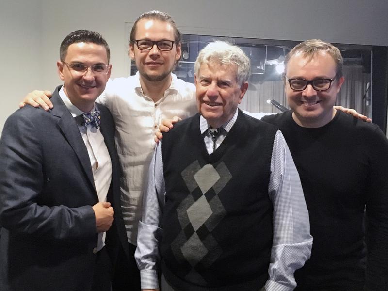 Violinist Cristian Fatu, cellist Mihai Marica, host Bob Sherman and pianist Matei Varga join us in the studio to play music by Romanian composers.