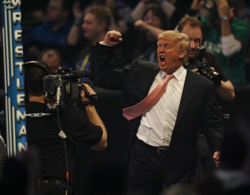 Trump wrestlemania 2025