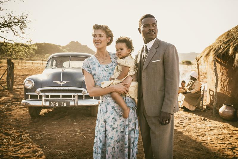 Actors David Oyelowo and Rosamund Pike in "A United Kingdom" (reprinted with permission from 20th Century Fox)