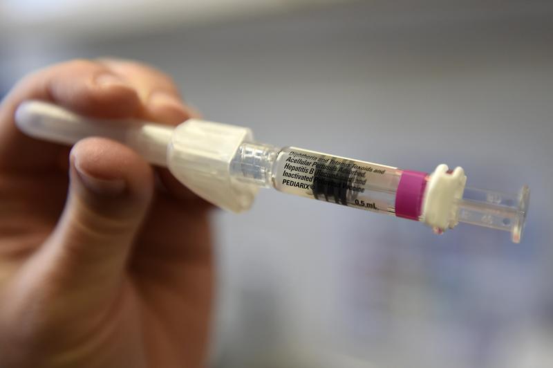 A DTP vaccine ready for a pediatric vaccination at Kaiser Permanente East Medical offices in Denver. February 03, 2015 Denver, CO.