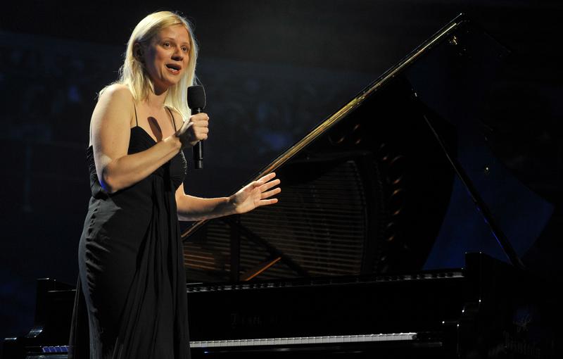 Valentina Lisitsa performs on stage at Royal Albert Hall on June 19, 2012