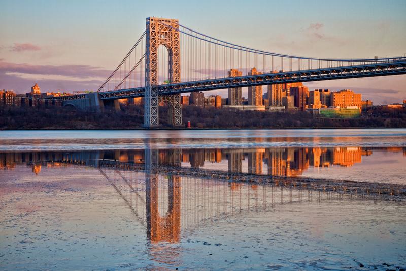 Evening Sunlight on the George Washington Bridge