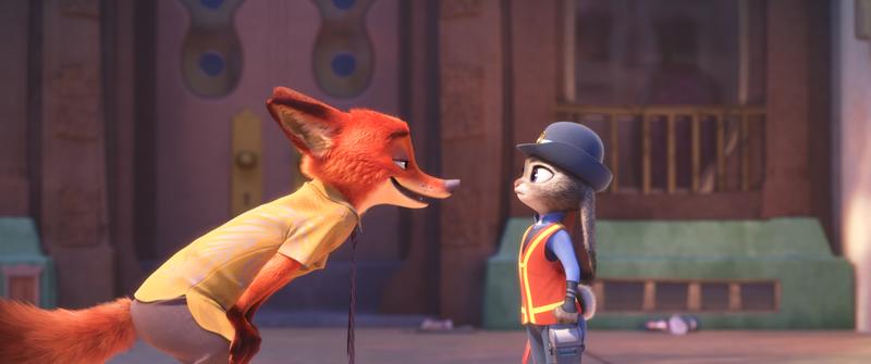 NATURAL ENEMIES — Zootopia's first bunny officer Judy Hopps finds herself face to face with a fast-talking, scam-artist fox in Walt Disney Animation Studios' "Zootopia." 