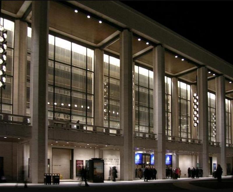 Exterior of the Koch Theater, the former home of the New York City Opera