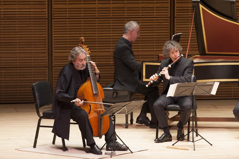 Jordi Savall, Marc Hantai and Pierre Hantai with Le Concert des Nations at Zankel Hall, April 16, 2015.