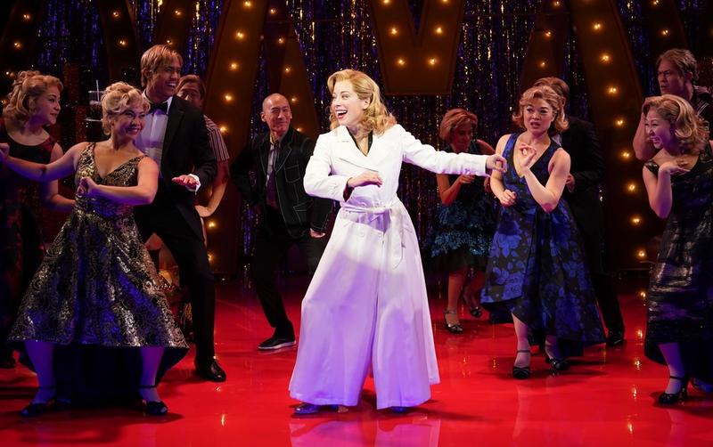 Alyse Alan Louis and the company of "Soft Power"