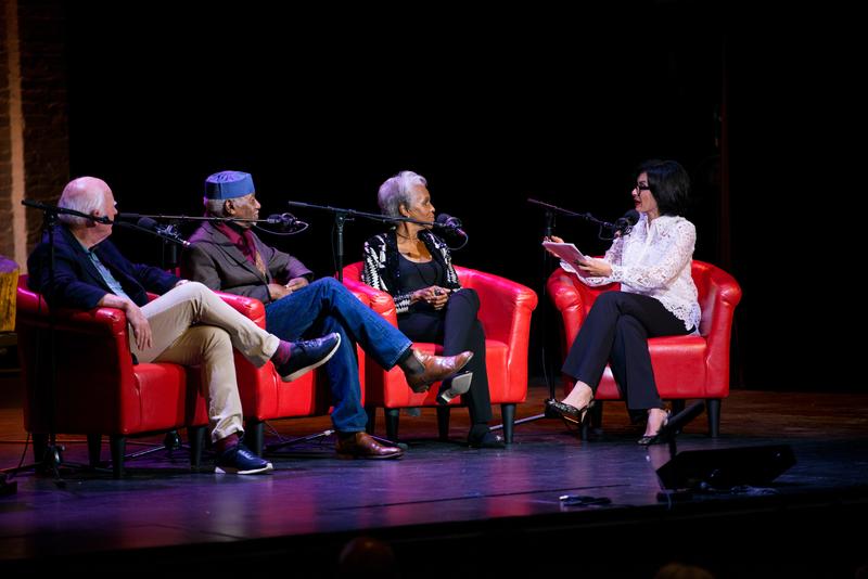 Herb Boyd, Dorothy Butler Gilliam, Taylor Branch, and Jami Floyd at “The Strategic King: MLK's Visionary Leadership”