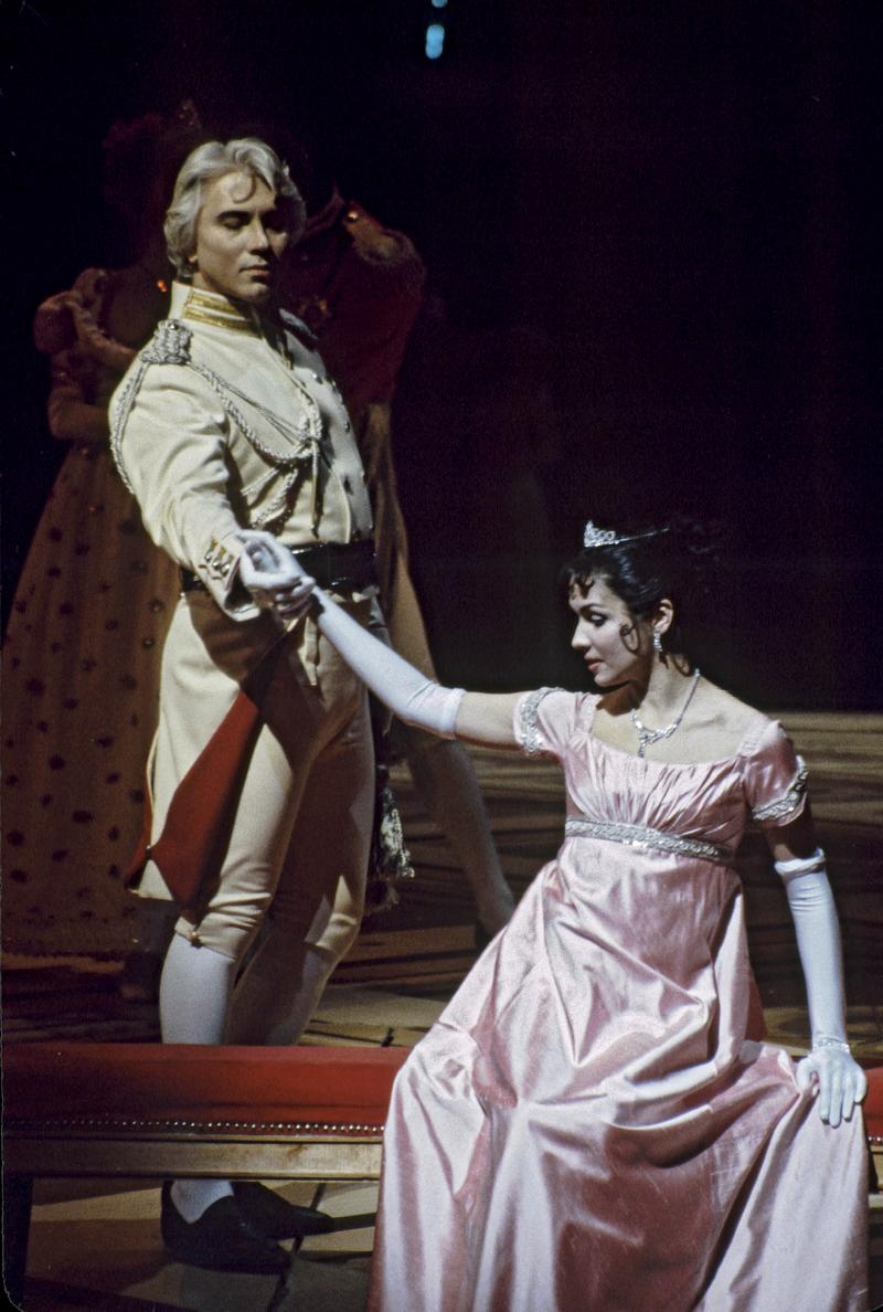2002 Dmitri Hvrostovsky as Prince Andrei and Anna Netrebko as Natasha in Prokofiev's "War and Peace."