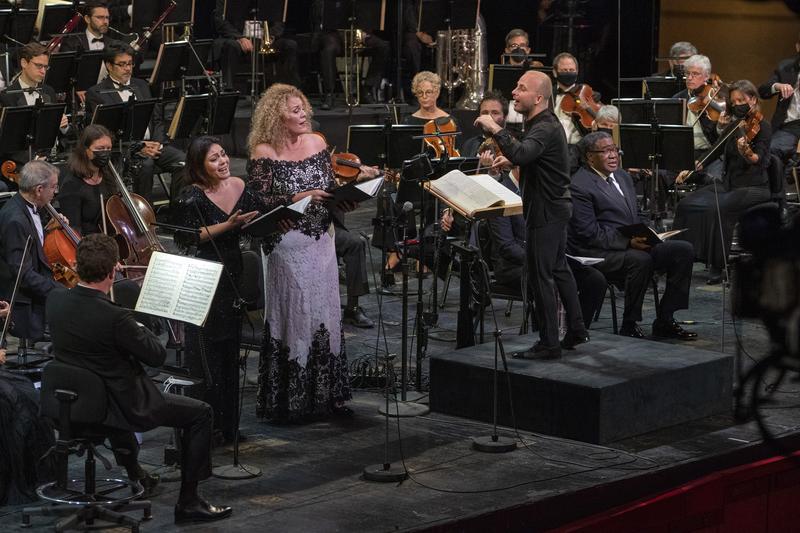 The Metropolitan Opera's music director Yannick Nézet-Séguin conducting the Verdi Requiem.