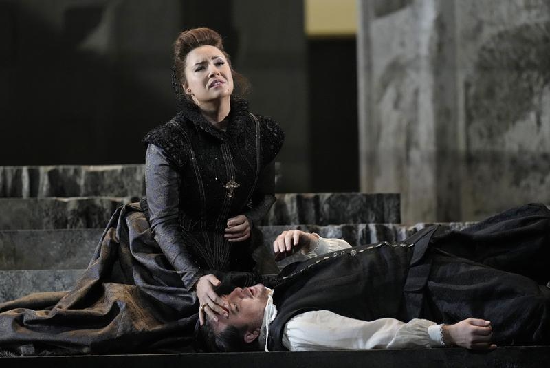Sonya Yoncheva as Élisabeth and Matthew Polenzani in the title role of Verdi's "Don Carlos."