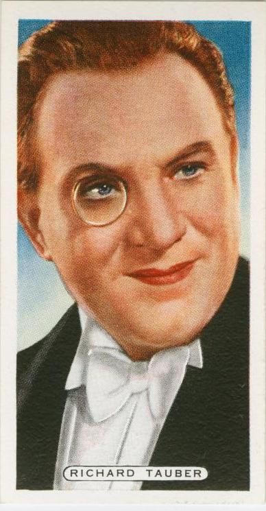 Richard Tauber from a old cigarette card.