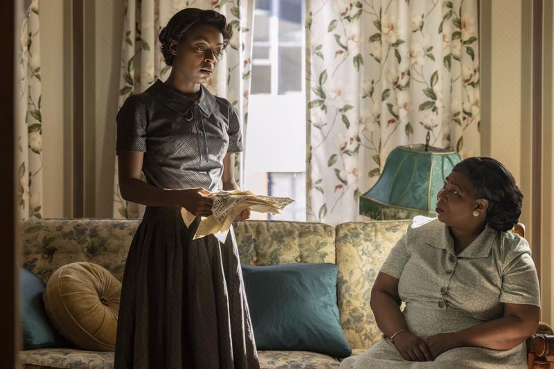 (L to R) Danielle Deadwyler as Mamie Till Mobley and Whoopi Goldberg as Alma Carthan in TILL, directed by Chinonye Chukwu, released by Orion Pictures.