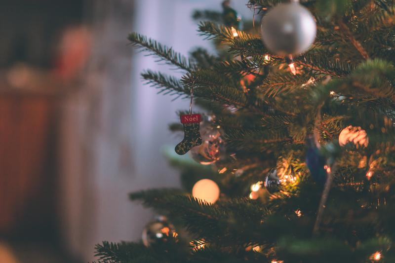 Christmas tree with ornaments