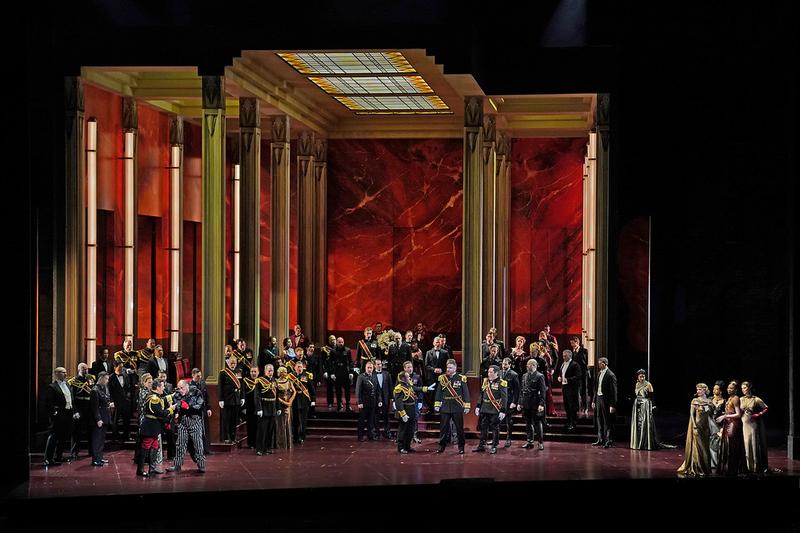 A scene from Act I of Verdi's Rigoletto