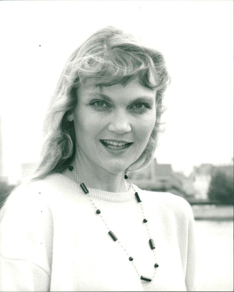 Publicity photo of Lucy Irvine in 1985.