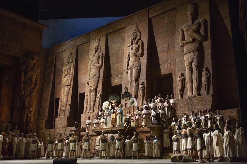 A scene from Act 2 of Verdi’s "Aida"