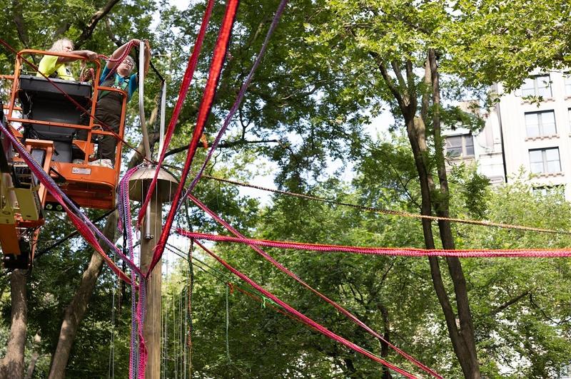 Yes, There Are 15,000 Yards of Crocheted Materials in Madison