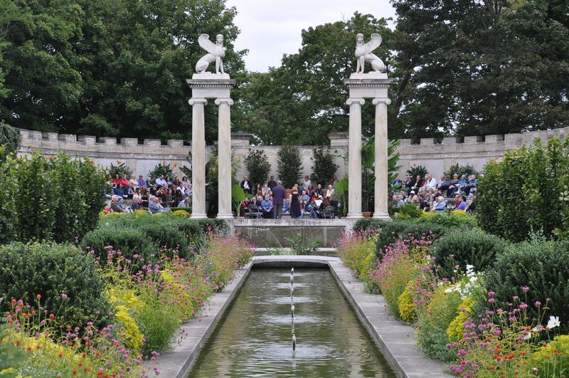 A performance at the Untermyer Gardens