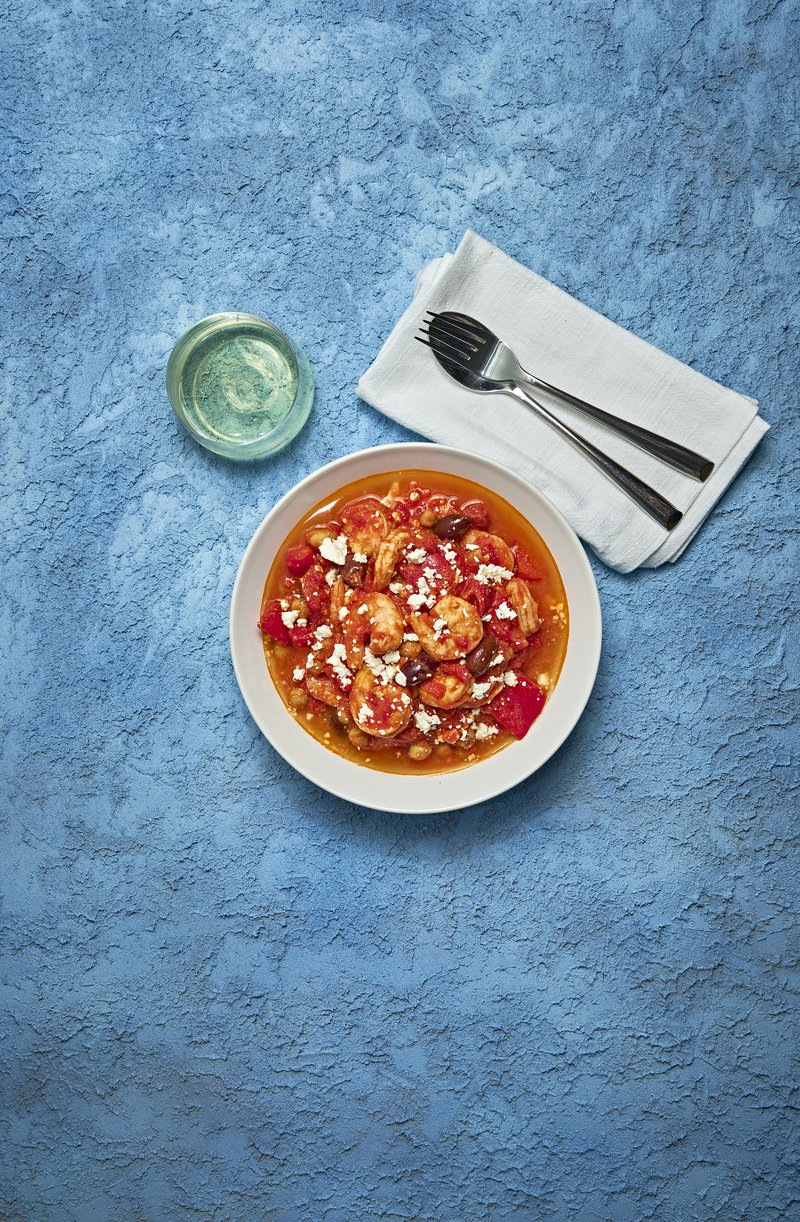 SPICY TOMATO POACHED SHRIMP